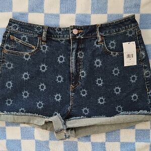 Volcum Denim Women's Shorts W Sunbursts ⚡️💗 Nwt